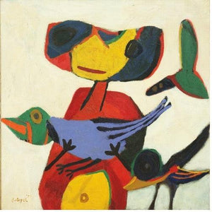 Kipnuggets van Karel Appel - Lyklema Fine Art