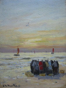 Strandschilder Gerhard Morgenstjerne Munthe - Lyklema Fine Art