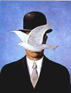 De duif van René Magritte - Lyklema Fine Art