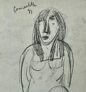 Corneille Drawing 1947 Nude Unframed