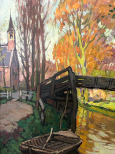Ben Viegers, A view of Giethoorn - Lyklema Fine Art
