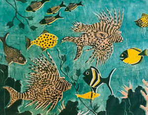 Jeanne Bieruma Oosting, Anglerfish in aquarium - Lyklema Fine Art