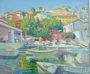 Pol Dom, A view of Villefranche-sur-Mer - Lyklema Fine Art