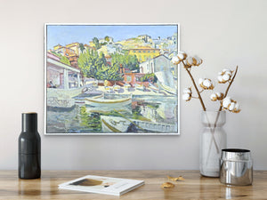 Pol Dom, A view of Villefranche-sur-Mer - Lyklema Fine Art