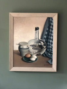 Joh. Ouwenbroek, Still life with eggs
