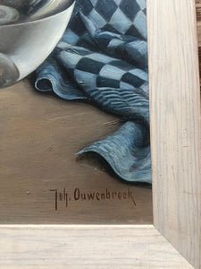 Joh. Ouwenbroek, Still life with eggs - Lyklema Fine Art