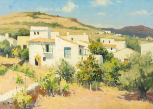 Arie Zwart, Viejo Altea, Oil on canvas - Lyklema Fine Art