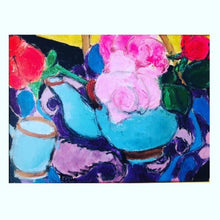 Load image into Gallery viewer, Georgette Tavé, Bouquet de Roses - for sale at Lyklema Fine Art

