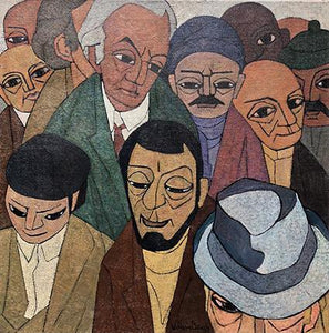 Willem Borgh, Faces in the Audience - for sale at Lyklema Fine Art