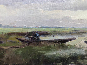 Gijs van Schaik, 'Polder Landscape' - for sale at Lyklema Fine Art
