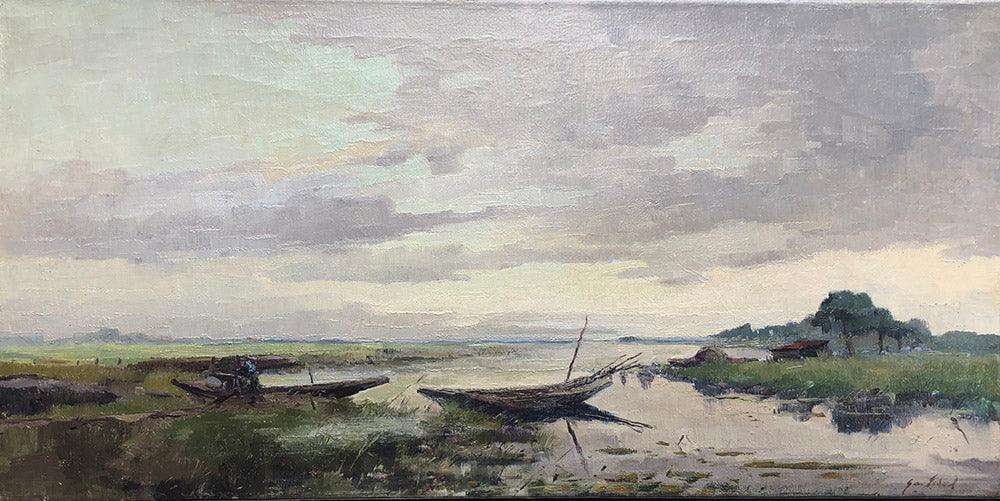Gijs van Schaik, 'Polder Landscape' - for sale at Lyklema Fine Art