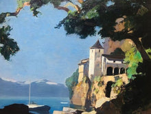 Load image into Gallery viewer, Adriaan van &#39;t Hoff, &#39;Lake view in Italy&#39; - for sale at Lyklema Fine Art
