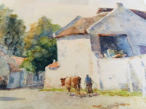 Herman Borgman (jr.), A Farmer returning Home - for sale at Lyklema Fine Art
