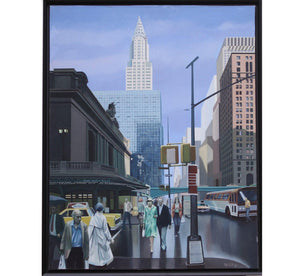 Peter Pratt, A view on the Chrysler Building, New York - for sale at Lyklema Fine Art