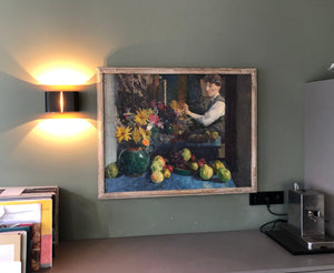 Pol Dom - Selfportrait with flowers - for sale at Lyklema Fine Art