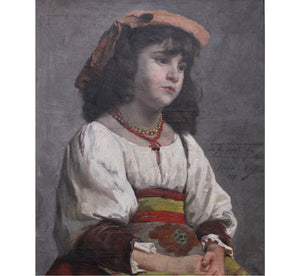 Richard Hall, Young Girl - for sale at Lyklema Fine Art