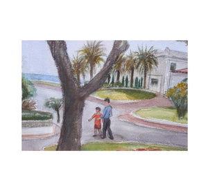 Frits Schiller, A view of Cannes - for sale at Lyklema Fine Art