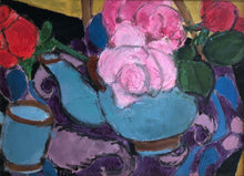 Afbeelding in Gallery-weergave laden, Georgette Tavé, Bouquet de Roses - Lyklema Fine Art
